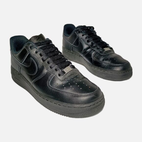 Nike Air Force 1 ’07 Triple Black Sneakers CW2288-001 Men\'s Sz 7.5 Women\'s Sz 9 main image 7